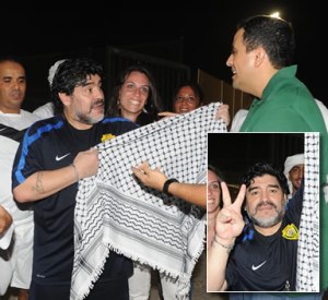 La franchise sioniste. Maradona-palestine